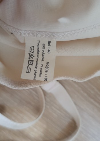 Beyaz Göğüs Destekli Hemşire Korsesi - Görsel 2