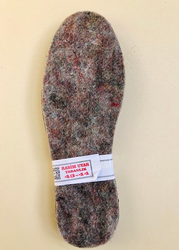 keçeli patik ayakkabı tabanlık 43 numara - Görsel 2