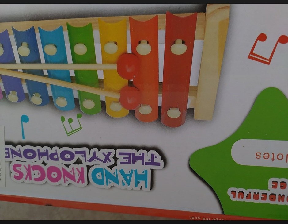 Renkli Ahşap Ksilofon Müzik Oyuncağı - Görsel 2