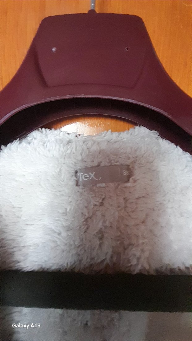 Gri Düğmeli Kadın Yelek, Midi Boy, Sıcak Kumaş - Görsel 4