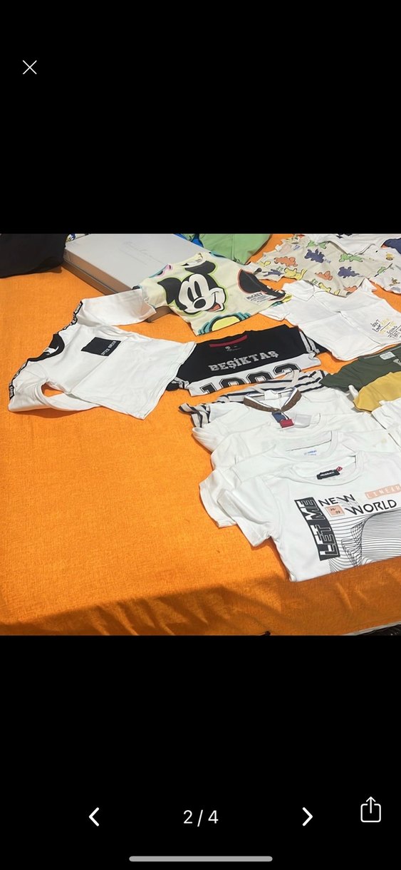 Baskılı Beyaz Uzun Kollu Çocuk Atlet - Görsel 3