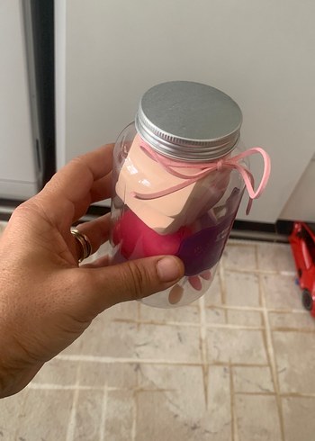 Beden Pastel Pembe Makyaj Süngeri Seti