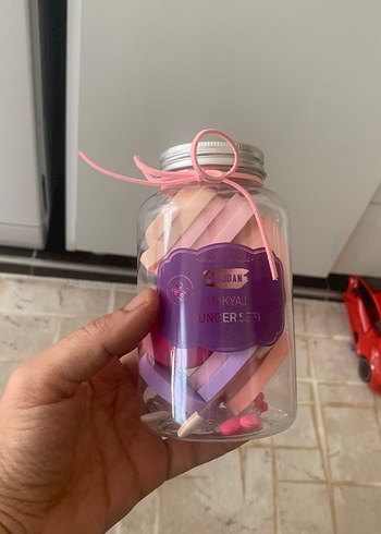 Diğer Pastel Pembe Makyaj Süngeri Seti