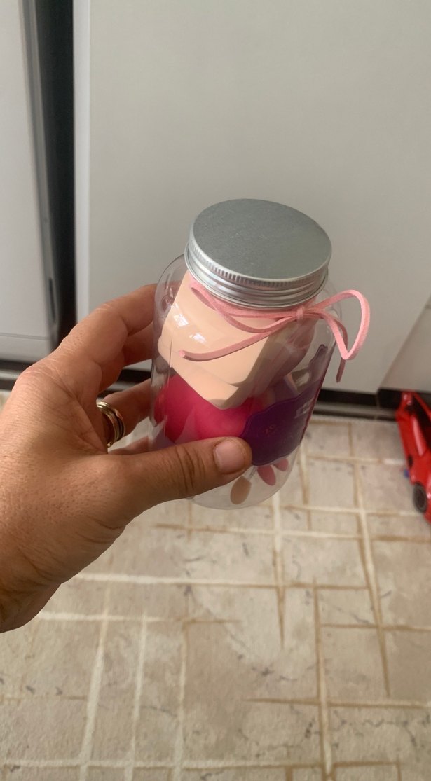 Pastel Pembe Makyaj Süngeri Seti - Görsel 3