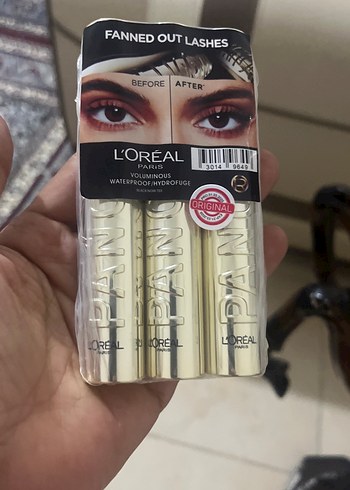 L'Oréal Paris L'Oréal Panoramic Altın Maskara 3'lü Set