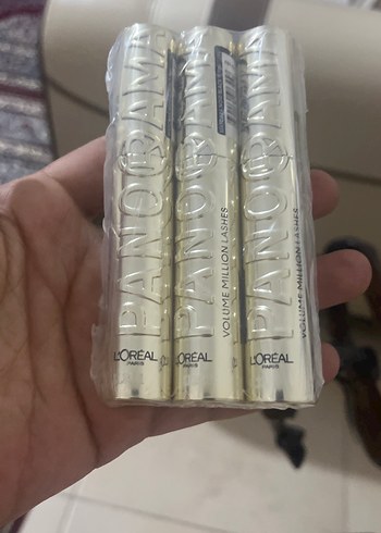 L'Oréal Panoramic Altın Maskara 3'lü Set
