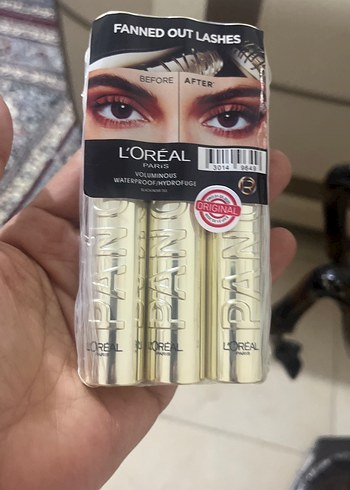 Beden L'Oréal Panoramic Altın Maskara 3'lü Set