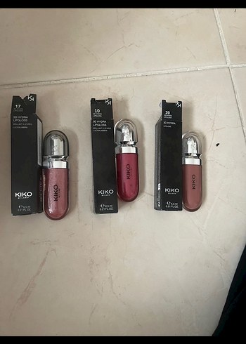 KIKO 3D Hydra Lipgloss Pembe Tonları