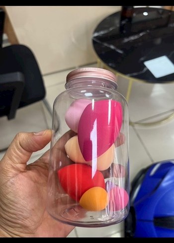 Beden Renkli Pastel Makyaj Süngeri Seti