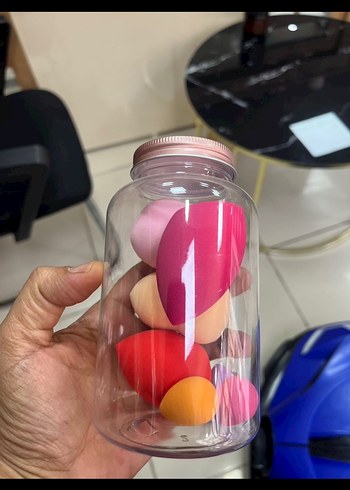 Renkli Pastel Makyaj Sünger Seti