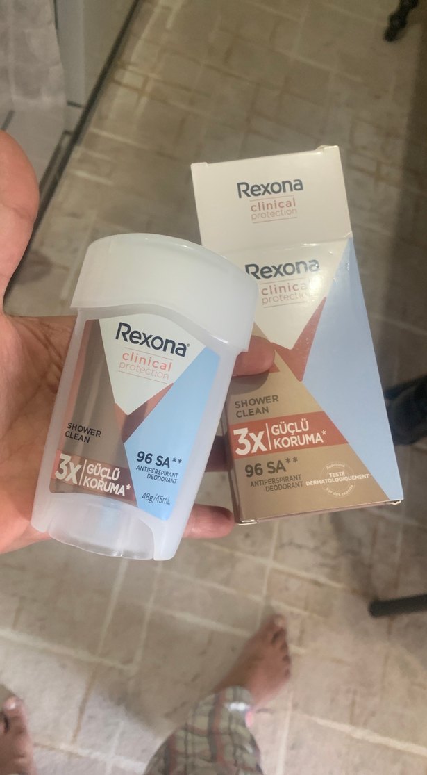 Rexona Clinical Shower Clean Kadın Deodorant - Görsel 5