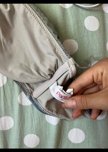 36 Beden Penti Dalia Çok Renkli Bandeau Bikini Üstü