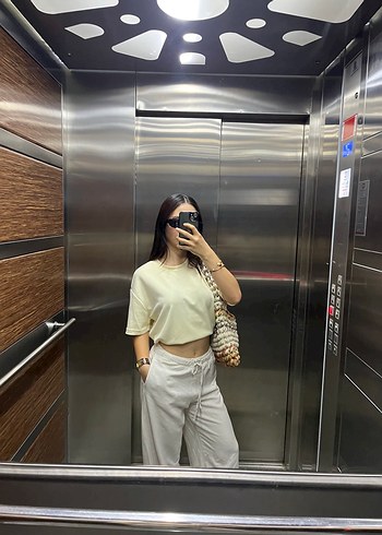 Butter Yellow Oversize Tişört