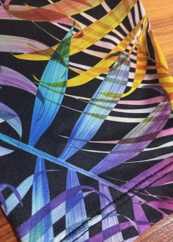 Bohem Tarz Uzun Kollu Renkli Batik HAŞEMA - Görsel 5