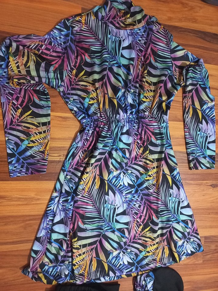 Bohem Tarz Uzun Kollu Renkli Batik HAŞEMA - Görsel 2