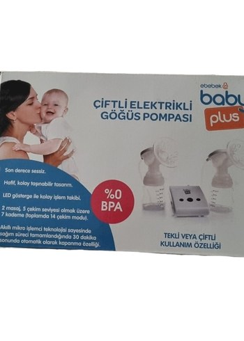 Baby plus Çiftli Elektrikli Göğüs Pompası