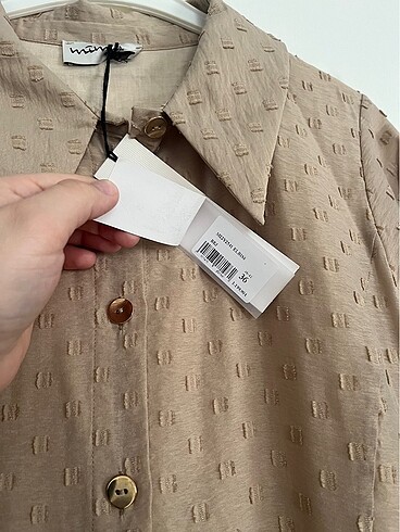 36 Beden camel Renk Elbise