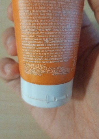 Vichy Capital Soleil SPF 50 Güneş Koruyucu Yüz Sütü - Görsel 5