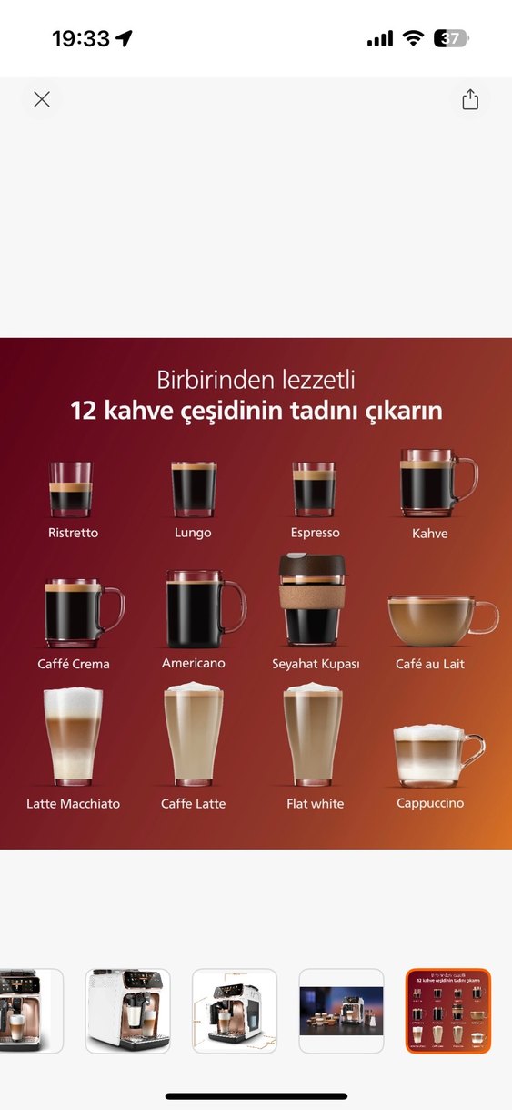 Philips Bej Kahve Makinesi - Görsel 5