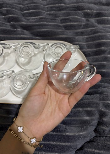 6'lı Cam espressoFincan Seti - Görsel 3