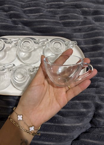 6'lı Cam espressoFincan Seti - Görsel 4