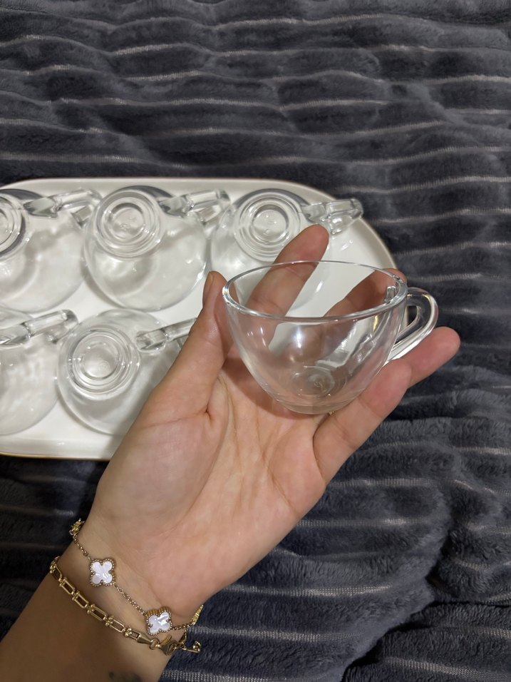 6'lı Cam espressoFincan Seti - Görsel 3