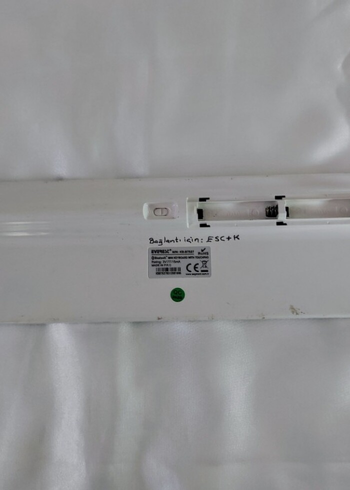 Everest KB-BT027 Bluetooth Q Klavye - Görsel 3
