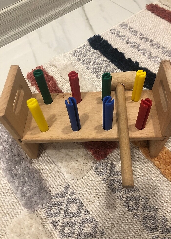 Ahşap çekiçli Oyuncak - Görsel 4