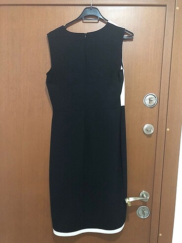 Siyah beyaz elbise - Görsel 2