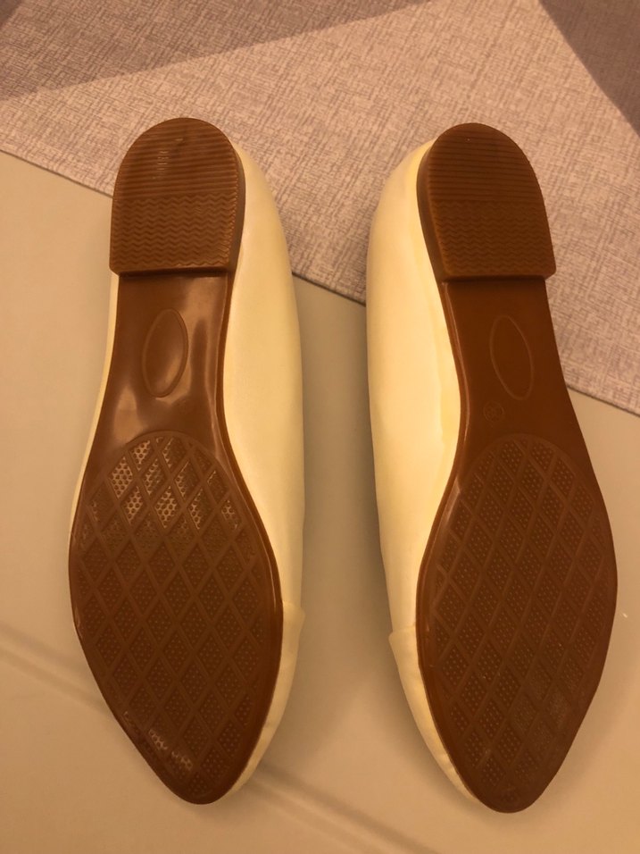 Bej Kadın Blok Topuklu Klasik Babet - Görsel 3