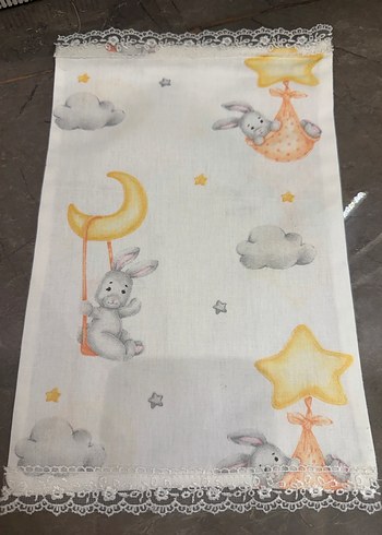 Beyaz Pamuklu Çocuk omuz örtüsü - Görsel 5