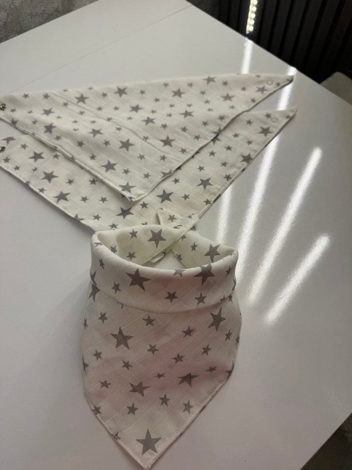 Gri Yıldız Desenli Çocuk Battaniyesi - Görsel 2