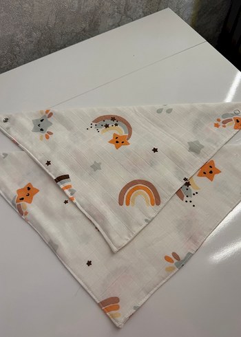 Çok Renkli Baskılı Bebek Önlüğü - Görsel 2