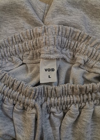 Gri Keten Jogger Pantolon Velcro Detaylı - Görsel 4