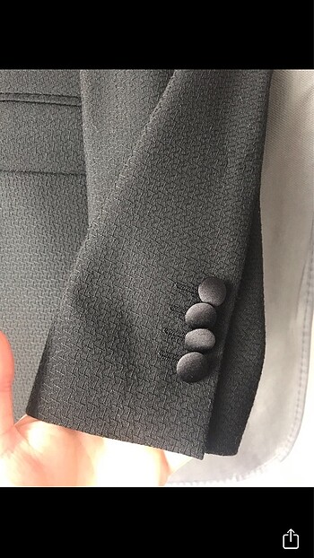 48 Beden siyah Renk Pierre Cardin Kırlangıç yaka damatlık