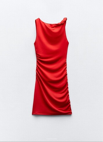 Zara Zara Drape Elbise