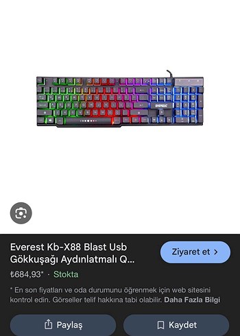 GAMİNG KLAVYE - Görsel 2