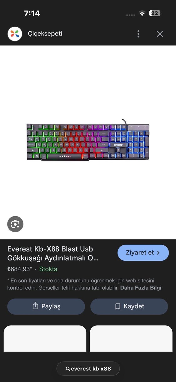 GAMİNG KLAVYE - Görsel 2