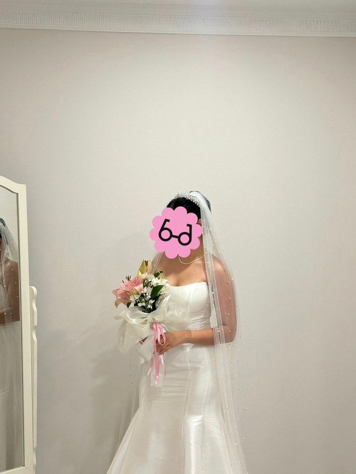 Straplez Sade Balık Gelinlik - Görsel 5