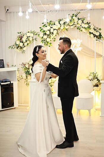 38 Beden beyaz Renk Beyaz söz nişan elbisesi