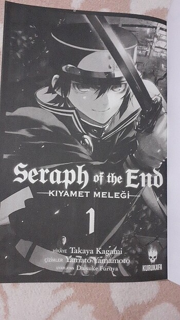 Beden Renk Seraph of the end-kıyamet meleği 1 manga