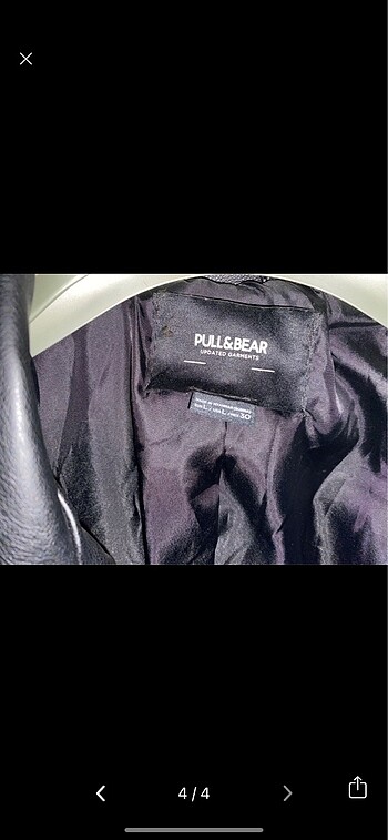 l Beden Pull and bear deri ceket