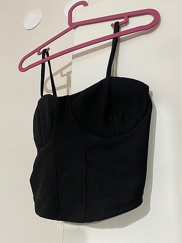 Trendyol & Milla siyah crop