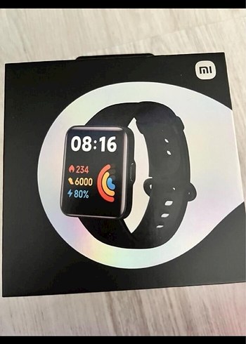 Siyah Akıllı Saat, Adım Sayar ve Pil Göstergeli - Görsel 3