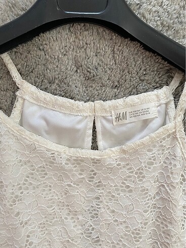 H&M H&M dantelli sırt dekolteli elbise