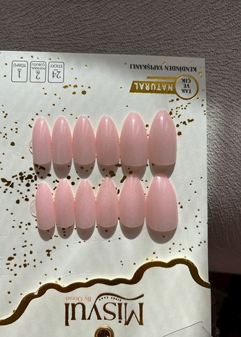 Misyul Kendinden Yapışkanlı Pembe Tırnak Süsü - Görsel 3