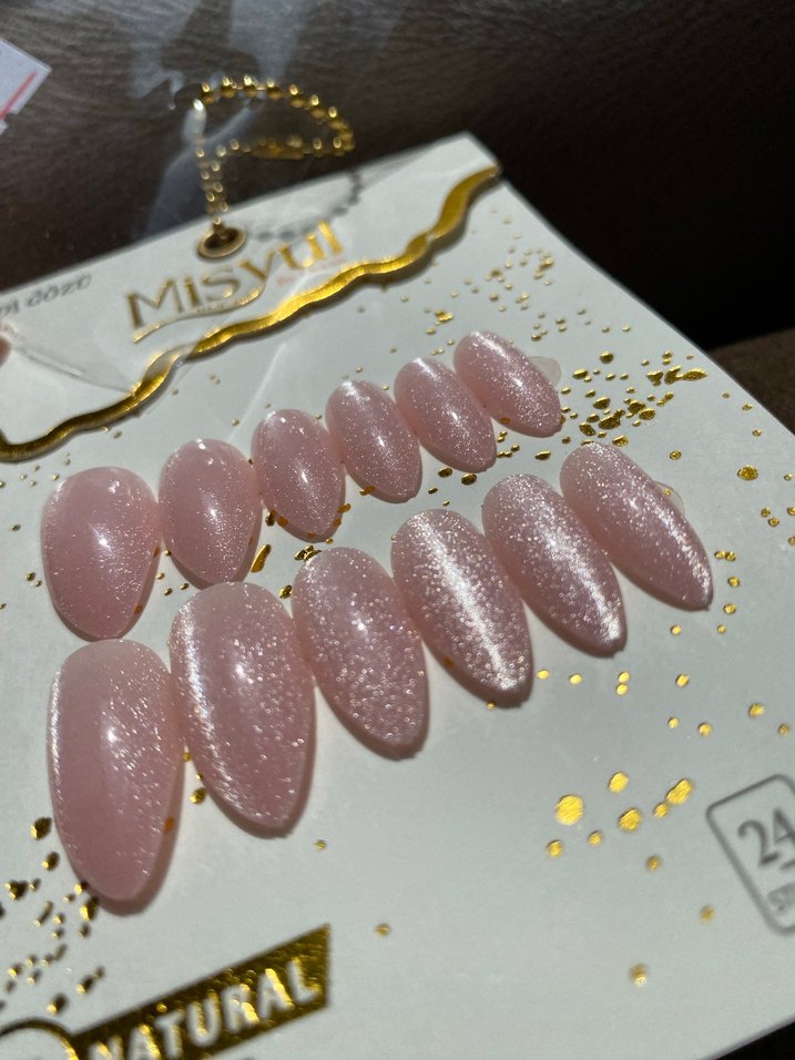 Misyul Kendinden Yapışkanlı Pembe Tırnak Süsü - Görsel 4