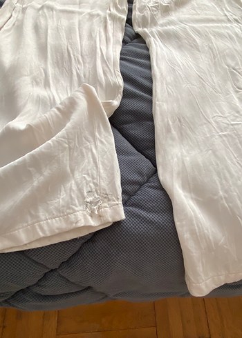 s Beden beyaz Renk BERSHKA Saten pantolon