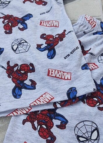 Diğer Desenli çocuk şortlu pijama takımı
