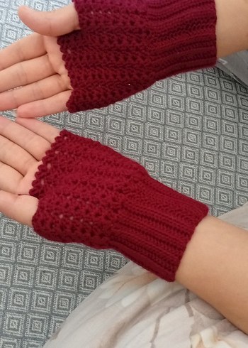 istediğin renk Örgü Kadın Eldiven - Görsel 3